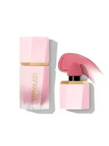SheGlam liquid blush for glowing cheeks blendable formula and long lasting natural makeup look”