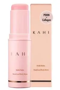 KAHI Multi Balm stick with PDRN collagen for hydration and anti-aging, facial and body skincare balm product close-up