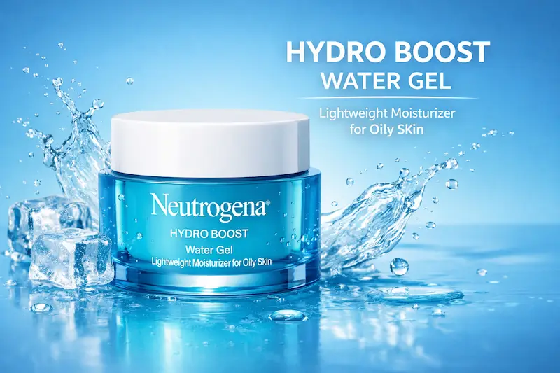 "Neutrogena Hydro Boost Water Gel lightweight moisturizer oily skin"