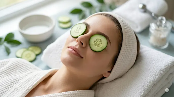 cucumber for dark circles under eyes