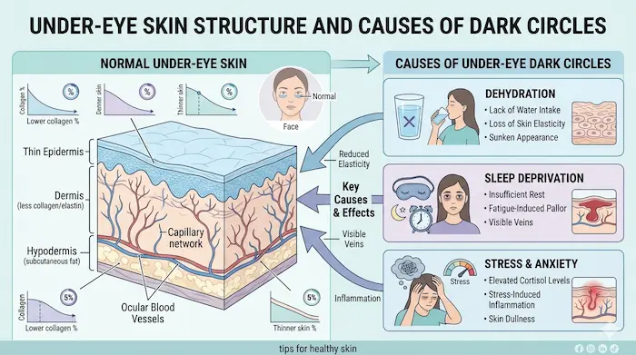 under eye skin anatomy dark circles