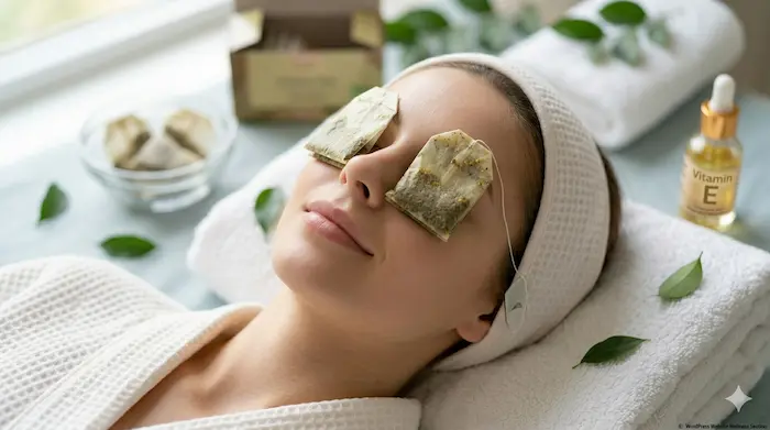 tea bags reduce dark circles
